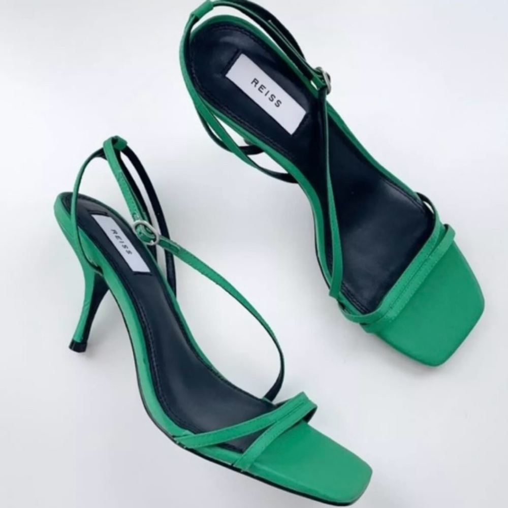 Reiss Bali Leather Strappy Sandal